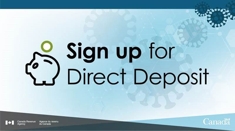 sign up for direct deposit