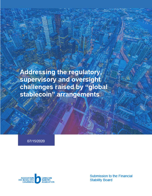 cover of submission on global stablecoin arrangements